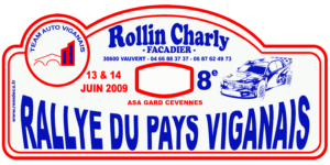 Plaque Rallye du Pays Viganais 2009