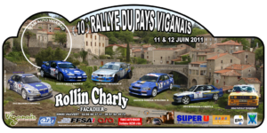 Plaque Rallye du Pays Viganais 2011