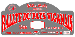 Plaque Rallye du Pays Viganais 2013